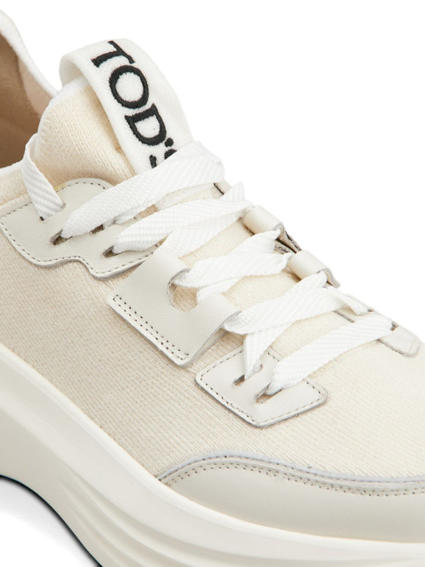 Off White Lace-up Sneakers 5