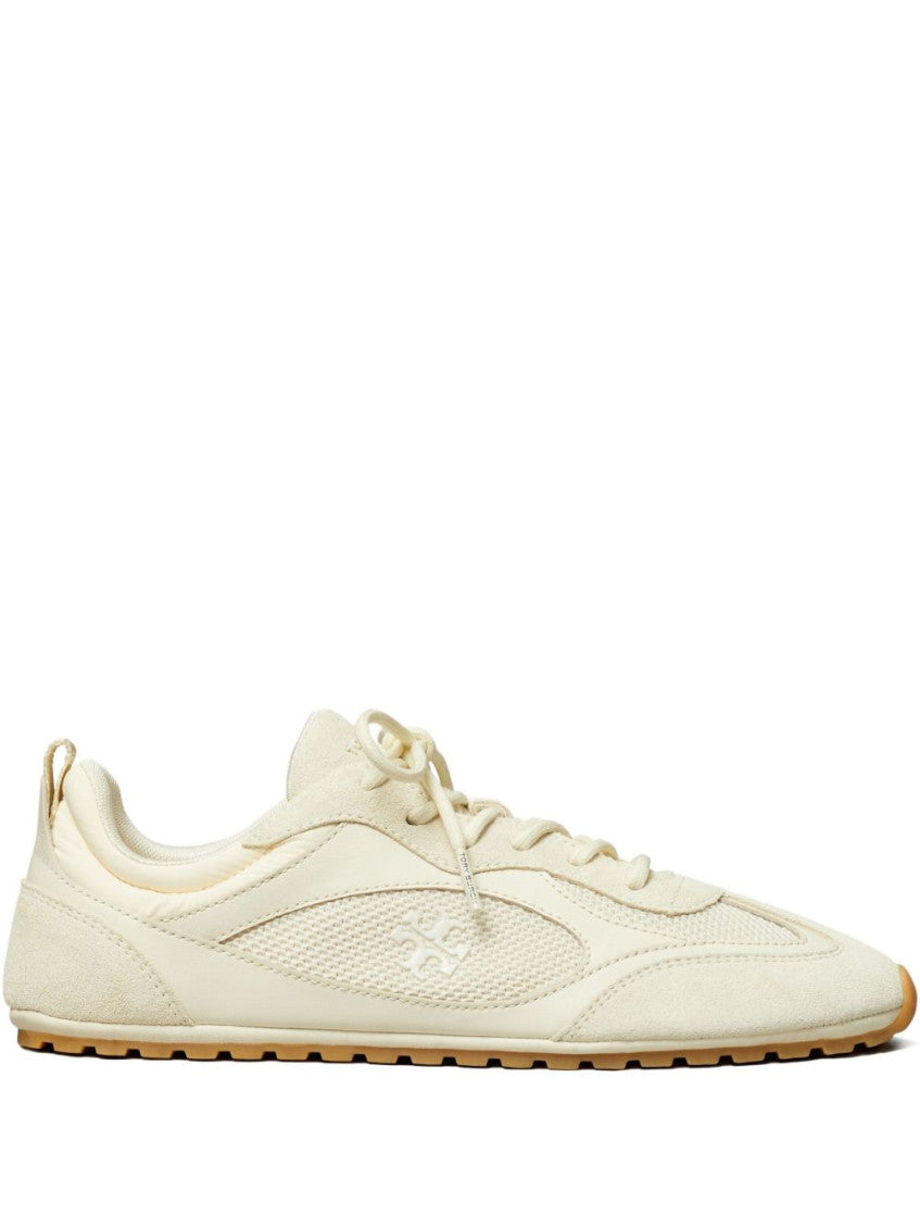 Beige Lace-up Sneakers 1