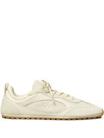 Beige Lace-up Sneakers 1