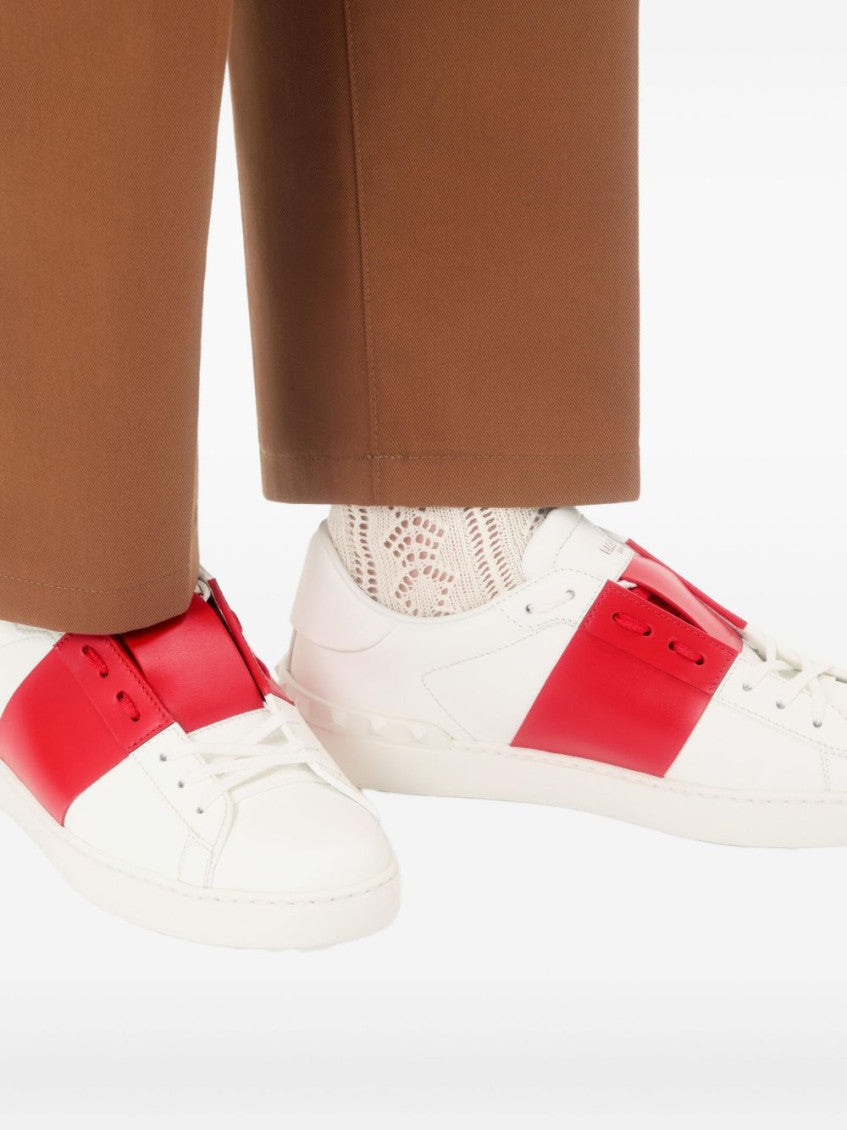 Red Leather Sneakers 2