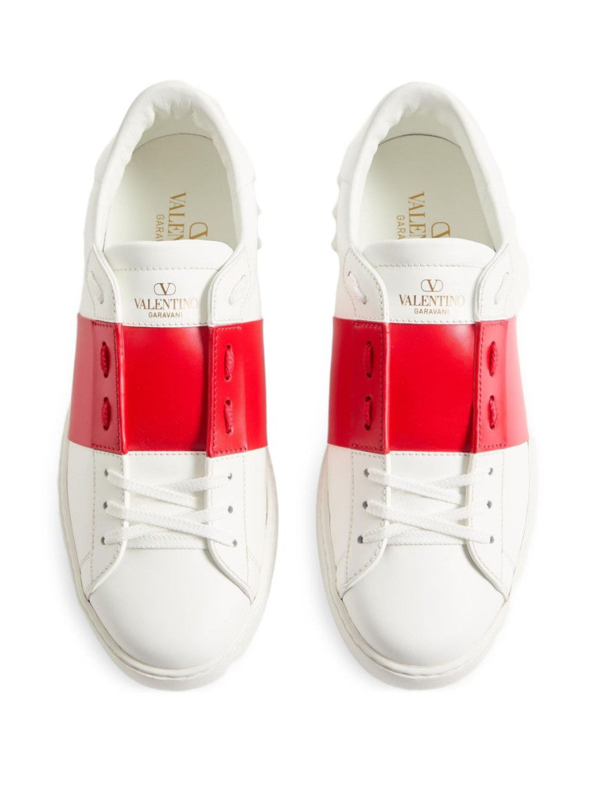 Red Leather Sneakers 3