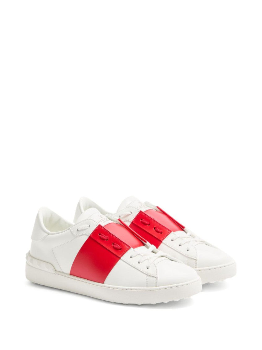 Red Leather Sneakers 4