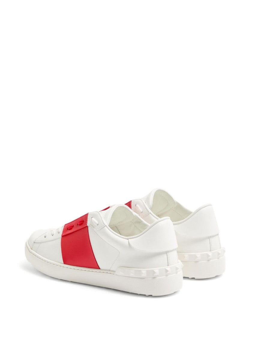 Red Leather Sneakers 5