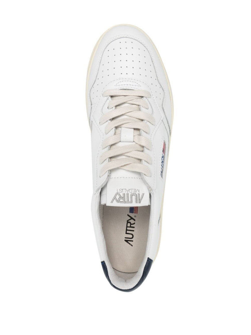 White Lace Up Sneakers 3