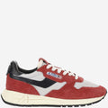 Red Lace Up Sneakers 1