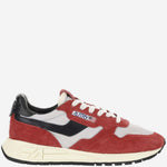 Red Lace Up Sneakers 1