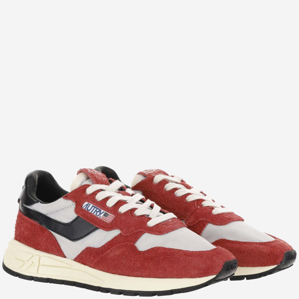 Red Lace Up Sneakers 2