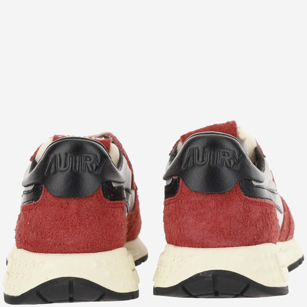 Red Lace Up Sneakers 3