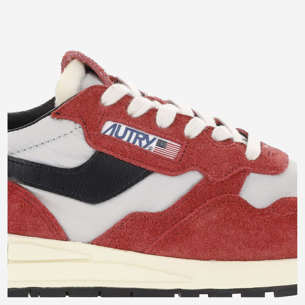 Red Lace Up Sneakers 4