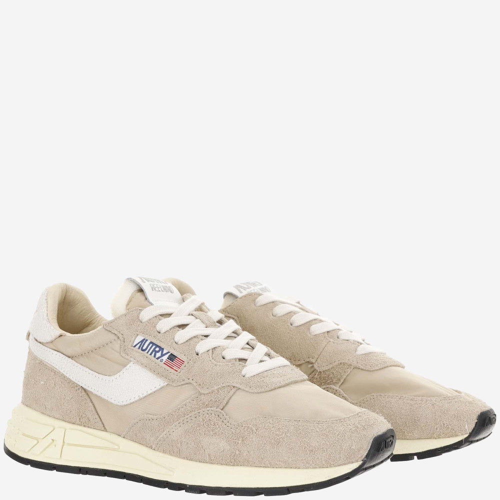 Beige Reelwind Suede Sneakers 3