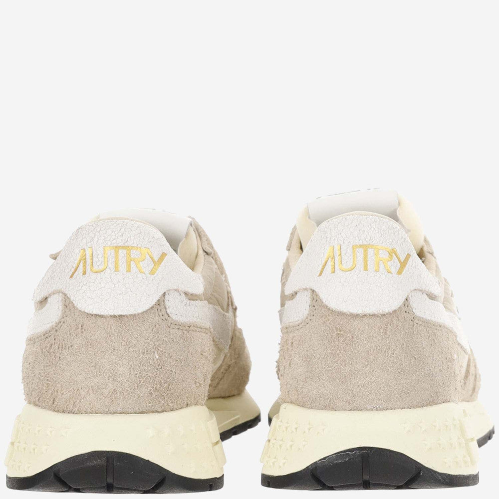 Beige Reelwind Suede Sneakers 4