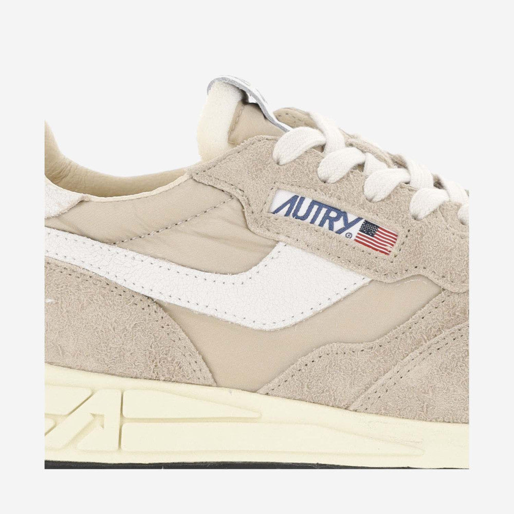 Beige Reelwind Suede Sneakers 5