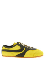 Yellow Leather Sneakers 1