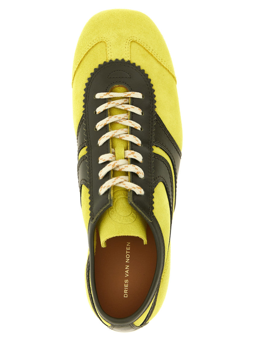 Yellow Leather Sneakers 4