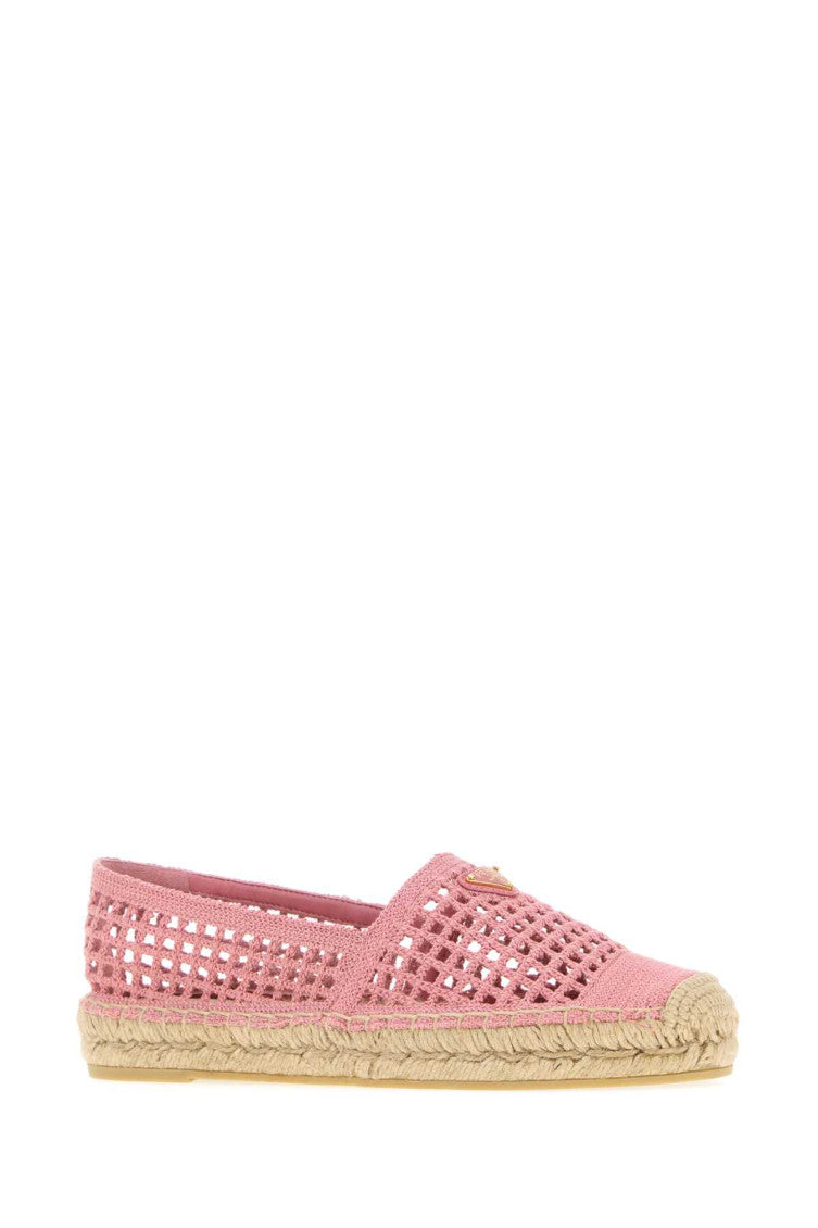 Pink Crochet Espadrilles 2