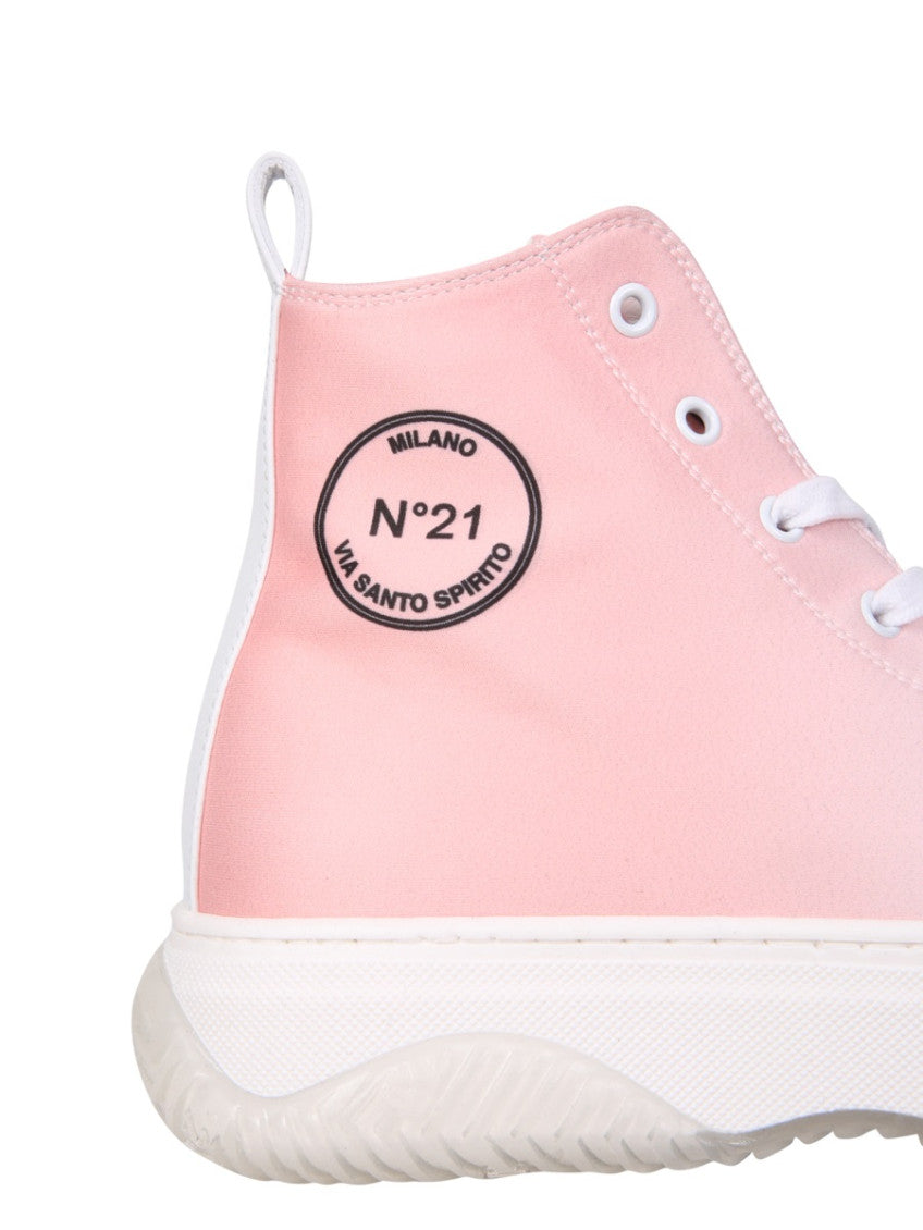 White Logo Sneakers 4