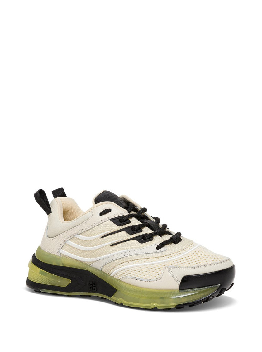 Beige Lace Up Sneakers 2