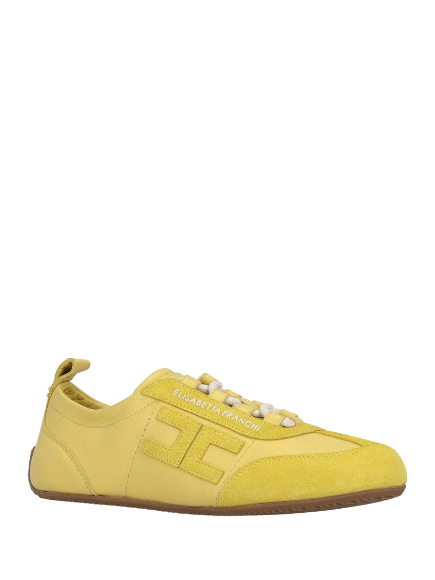 Yellow Logo Sneakers 2
