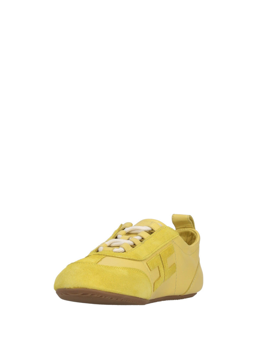Yellow Logo Sneakers 3