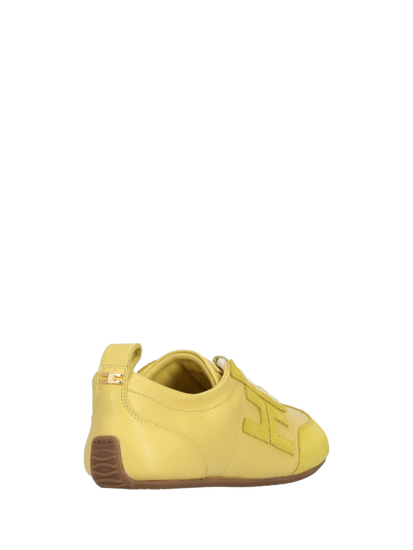Yellow Logo Sneakers 5