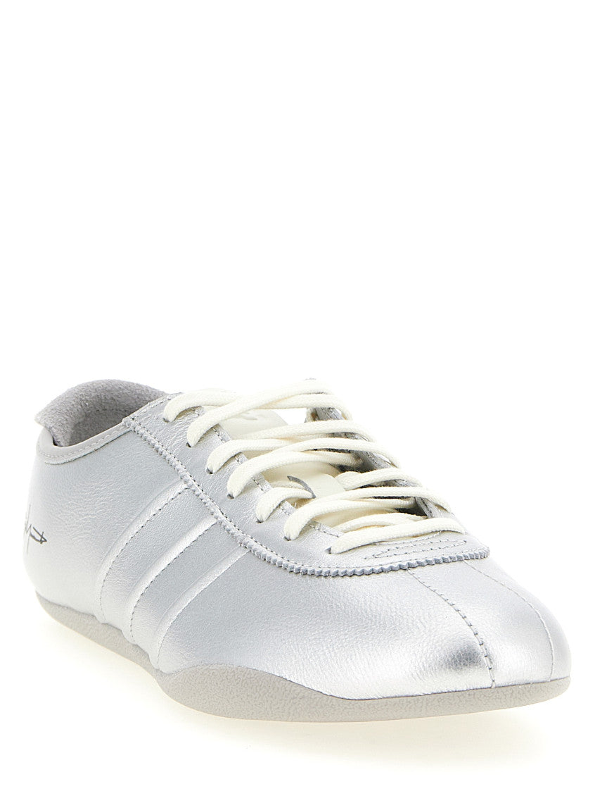Silver Solid Sneakers 2