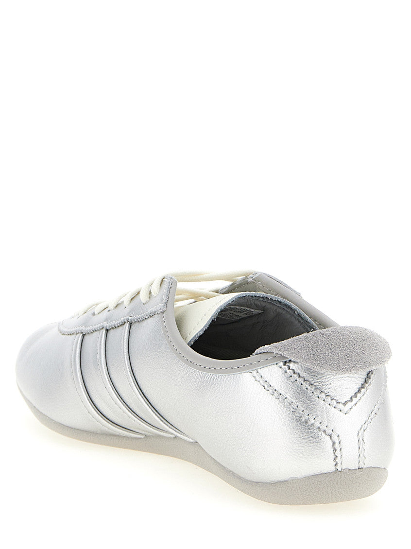 Silver Solid Sneakers 3