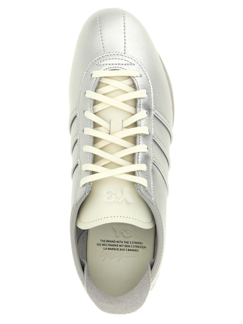 Silver Solid Sneakers 4