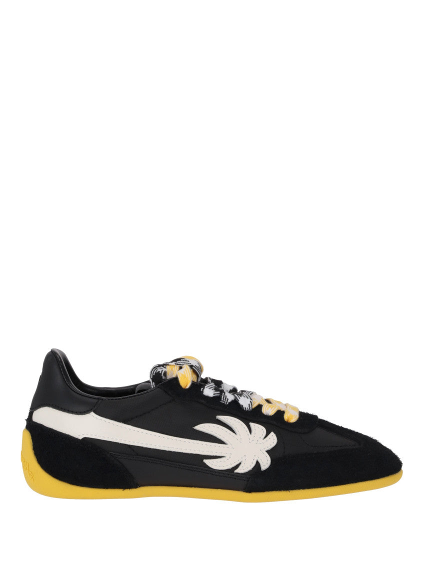 Black Lace Up Sneakers 1