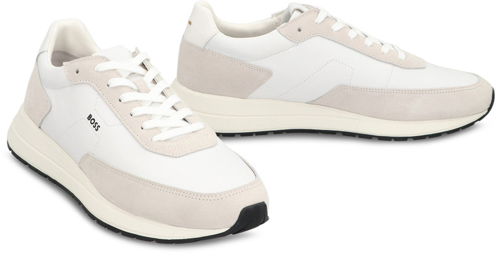 White Solid Sneakers 3