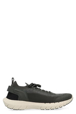 Green Solid Lace Up Sneakers 1