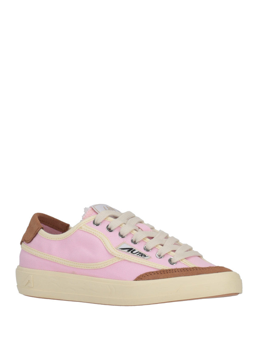 Light Pink  Logo Sneakers 2