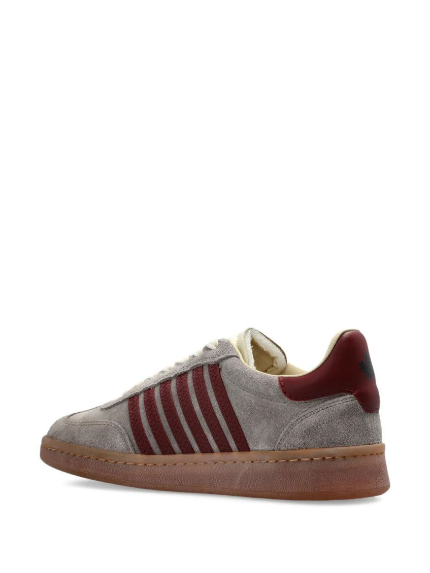 Grey Lace Up Sneakers 3