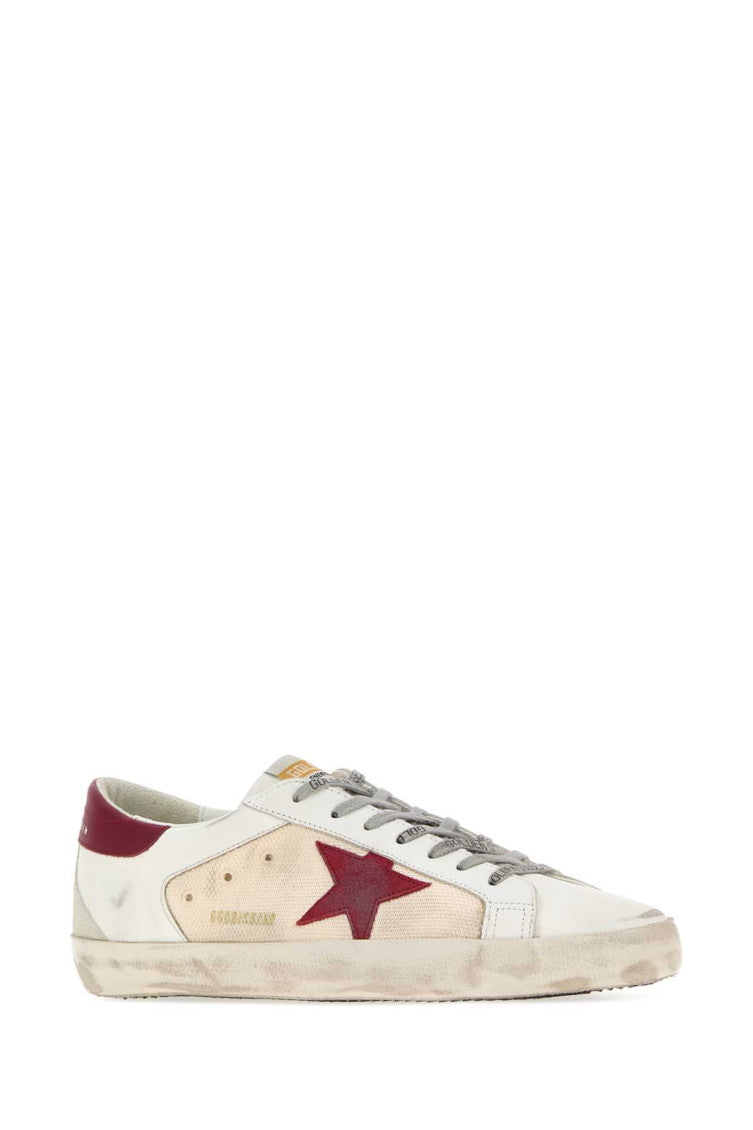 White Color Block Sneakers 2