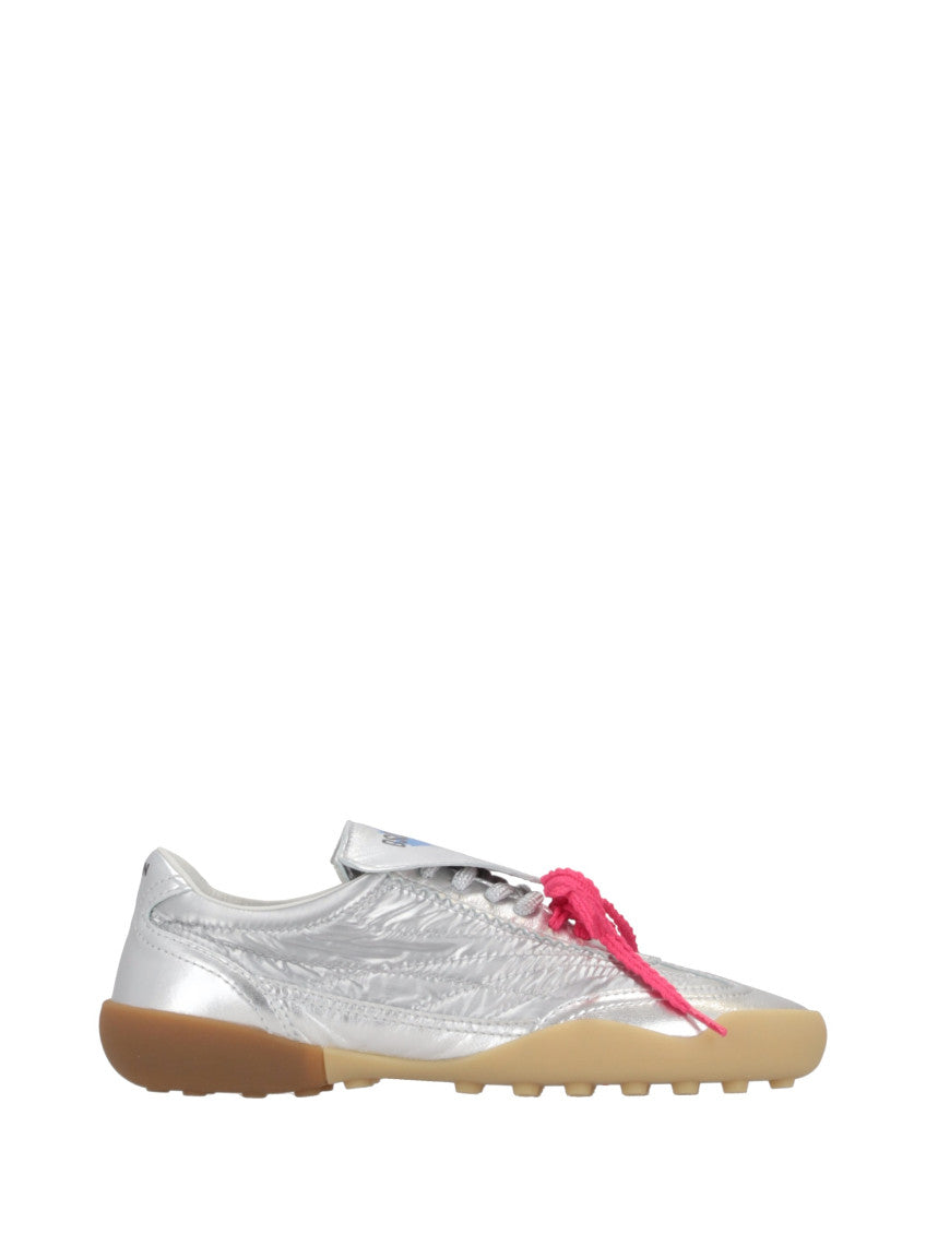 Silver Logo Sneakers 1