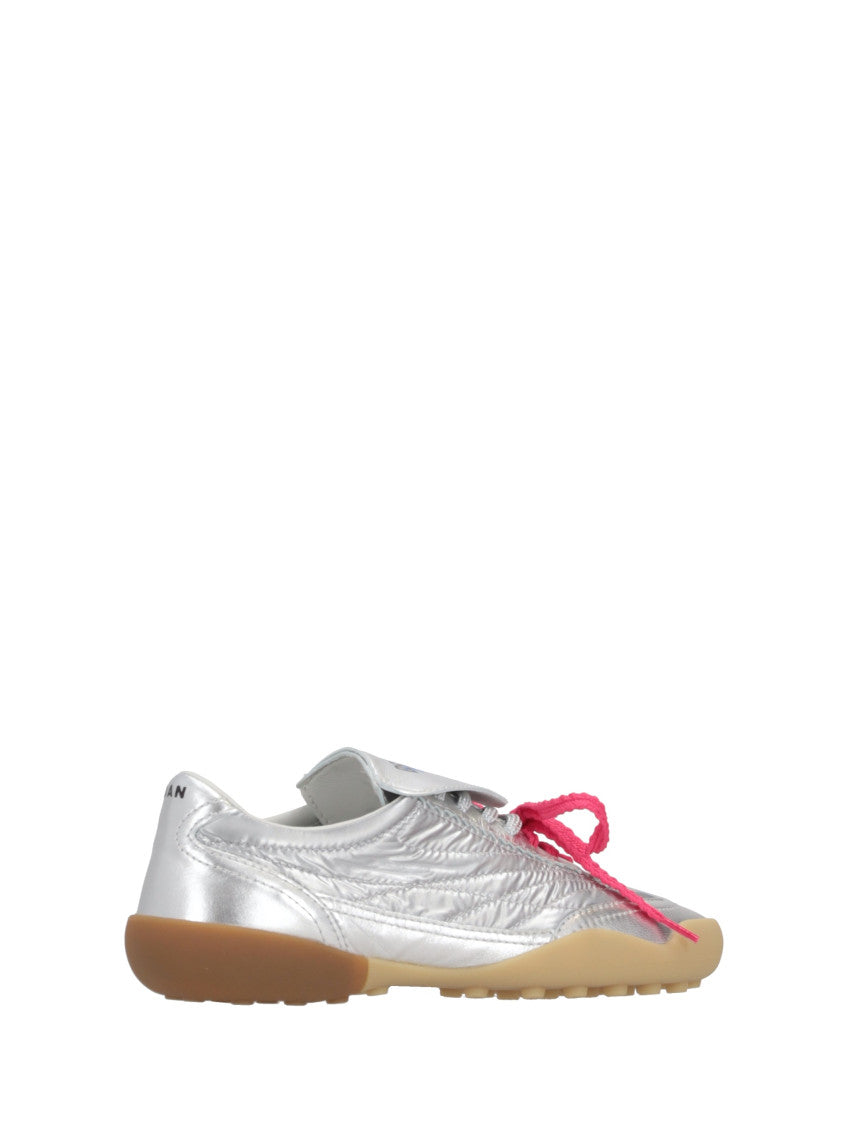 Silver Logo Sneakers 5