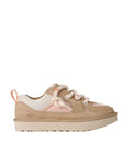 Beige Lace Up Sneakers 1