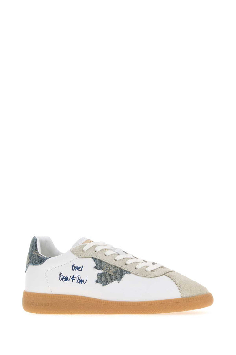 White Logo Sneakers 2