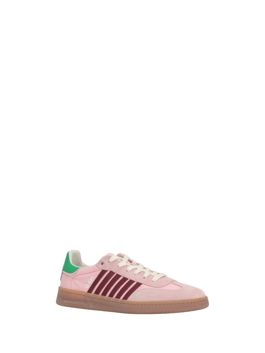 Light Pink Color Block Sneakers 2