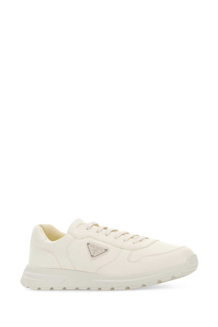 White Solid Sneakers 2