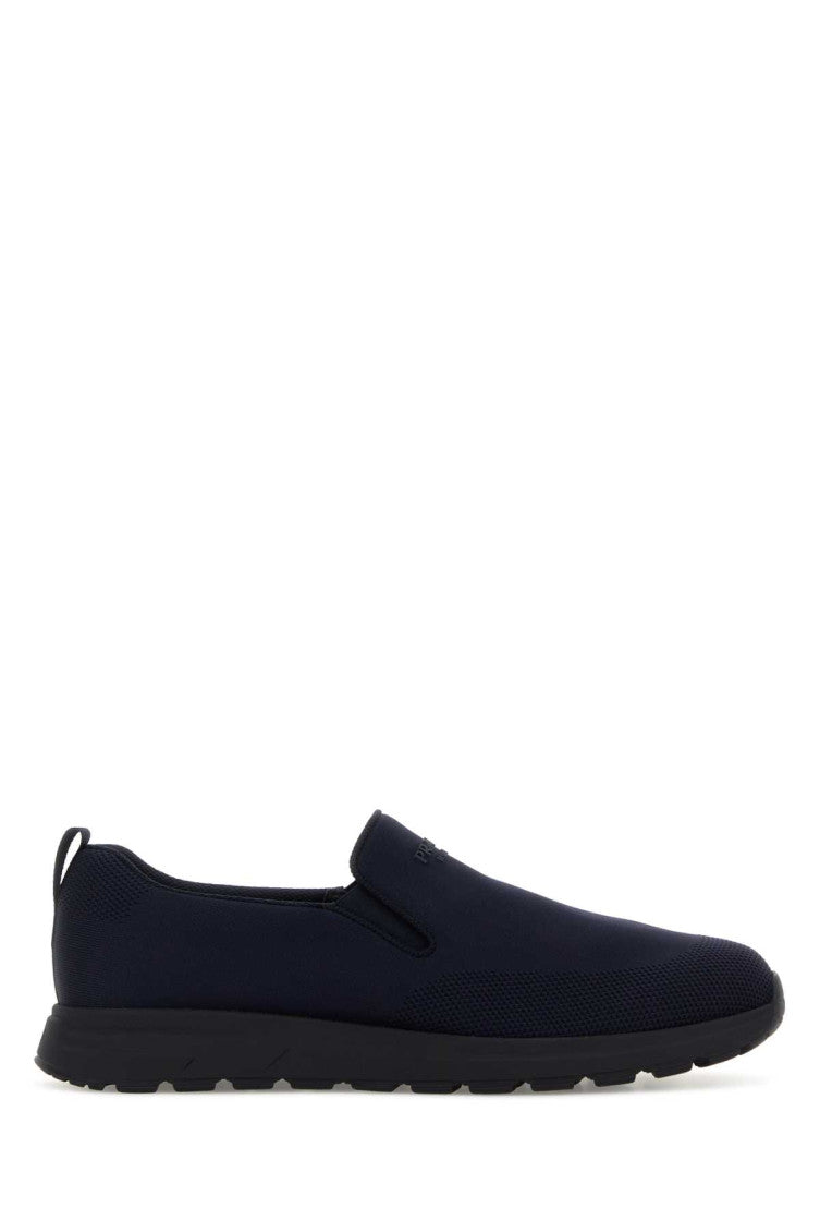 Navy Blue Solid Sneakers 1