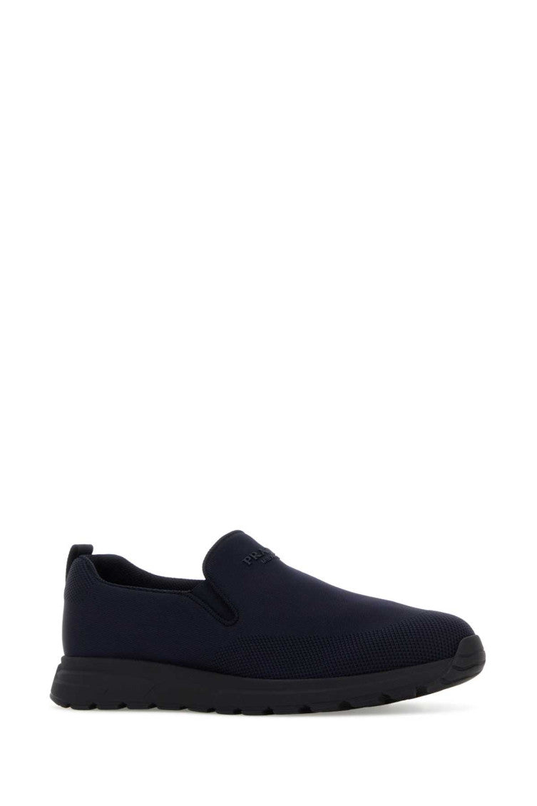 Navy Blue Solid Sneakers 2