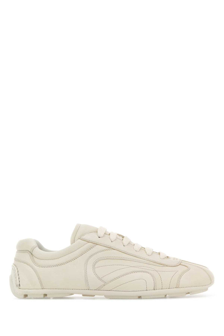 White Solid Sneakers 1