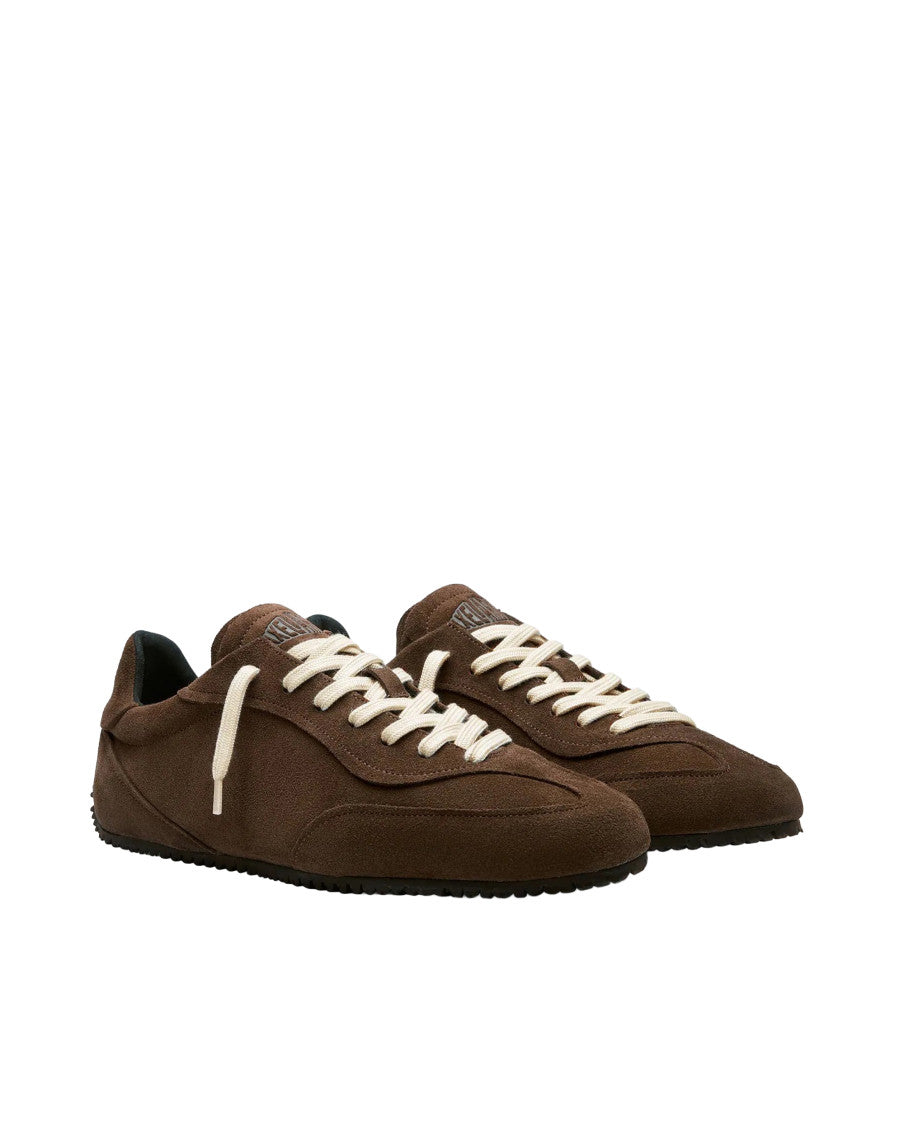 Dark Brown Lace Up Sneakers 2