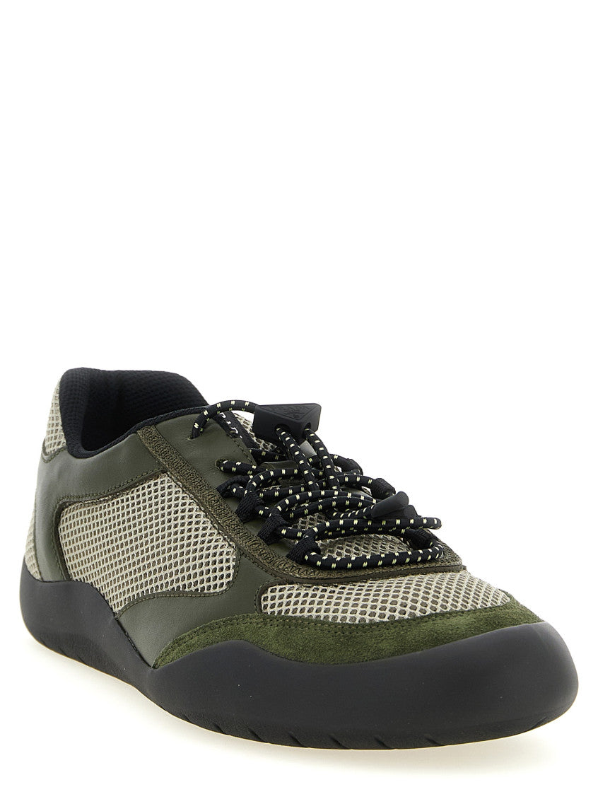 Green Textured Sneakers 2