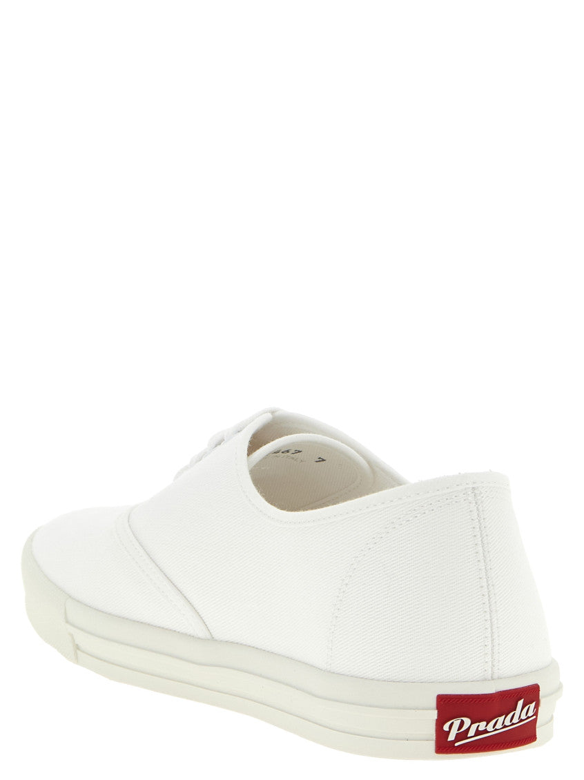 White Solid Cotton Sneakers 3