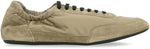 Khaki Solid Collapse Sneakers 1