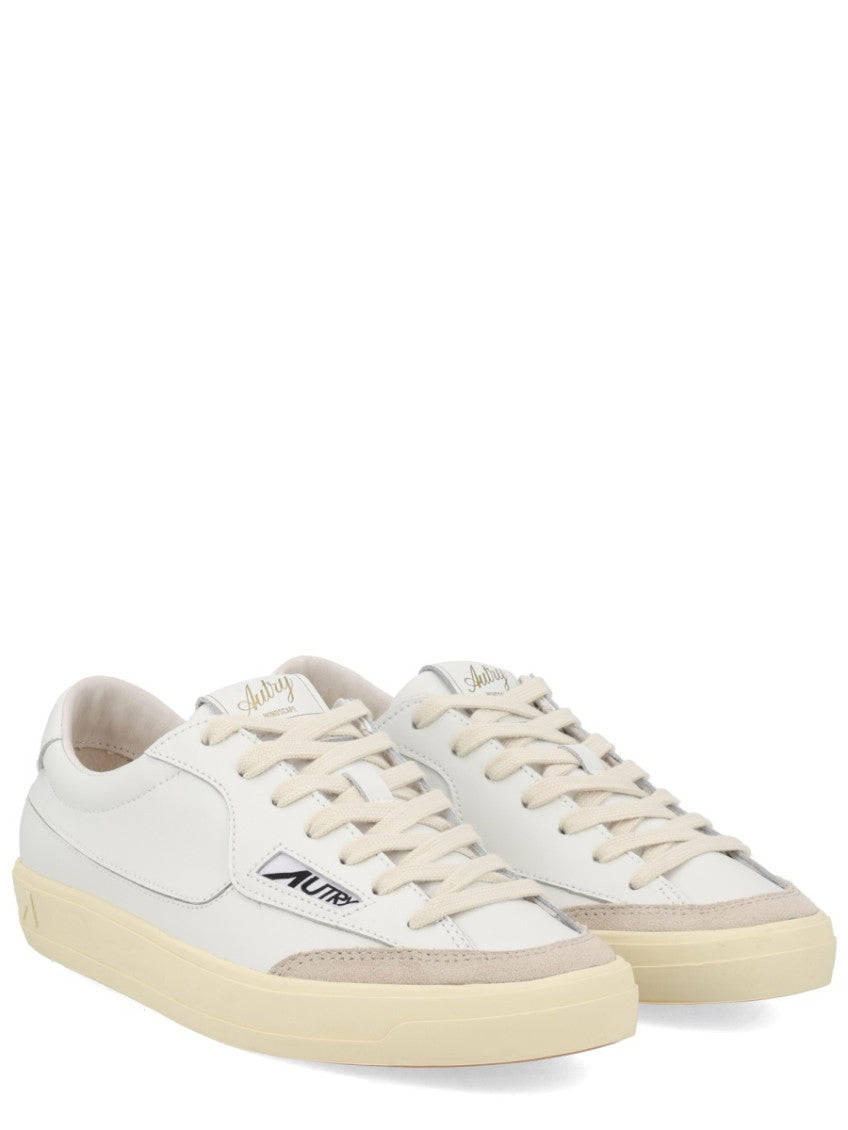 White Lace Up Sneakers 2