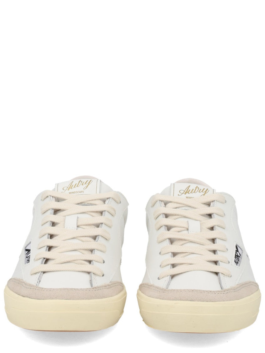White Lace Up Sneakers 3