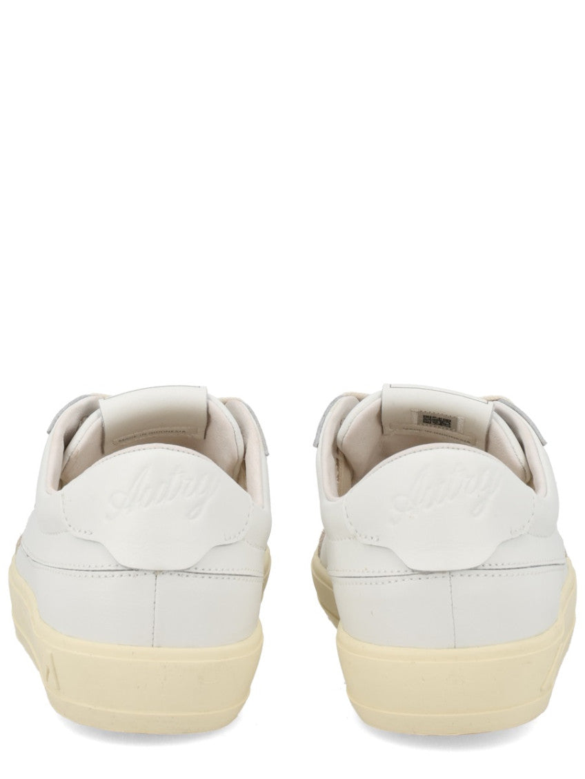 White Lace Up Sneakers 4