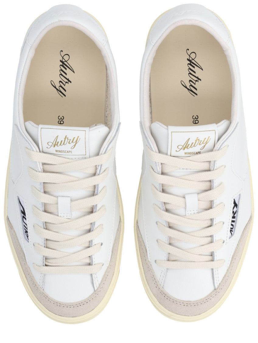 White Lace Up Sneakers 5